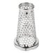 A Weston Roma stainless steel mesh strainer with holes.