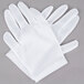 A pair of white Cordova Men's Reversible Inspector's Gloves.