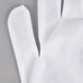 A pair of Cordova Men's white nylon Inspector's gloves.