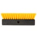 A black and yellow Carlisle Hi-Lo floor scrub brush with yellow bristles.