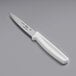 A Choice paring knife with a white handle.