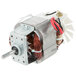 An AvaMix motor with wires on a white background.