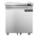 A Continental low profile undercounter freezer.