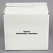 A white Nordic insulated shipping box with black text.