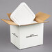 A white box with a Nordic styrofoam cooler inside.