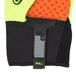 A close-up of a Cordova OGRE Hi-Vis Lime glove with orange and black accents.