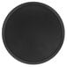 A black round Matfer Bourgeat carbon steel oven sheet.