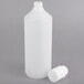A white plastic Matfer Bourgeat squeeze bottle with a perforated cap.