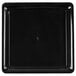 A black square Fineline Platter Pleasers catering tray.