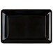 A black rectangular plastic tray.