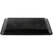 A black rectangular Fineline Platter Pleasers catering tray.