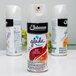 A white SC Johnson Glade aerosol spray can with a Super Fresh label.