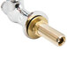 A chrome plated brass T&S faucet base with a 4-arm handle.