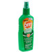 A green SC Johnson OFF! Deep Woods Sportsmen insect repellent spray bottle with white and orange label.