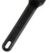 A black plastic icing spatula with an Exoglass handle.