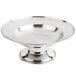 A Town stainless steel serving bowl on a round metal base.