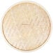 A Town bamboo steamer cover. A round wicker bamboo steamer cover.