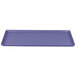 A purple rectangular Cambro dietary tray.