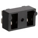 A black rectangular Cooking Performance Group terminal block with two holes.