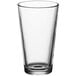 An Acopa mixing pint glass with a clear bottom.
