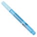 A blue Franmara glass marker with a white tip.