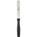 An Ateco baking and icing spatula with a black blade and white handle.