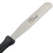 An Ateco baking and icing spatula with a black plastic handle and a silver blade.