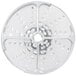 A Robot Coupe 5/64" grating / shredding disc, a circular metal object with holes.