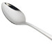 A Oneida stainless steel teaspoon with a silver handle.