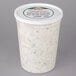 A white container of Spring Glen Fresh Foods Chunky White Chicken Salad with a lid.
