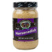 A jar of Walnut Creek Foods Pure Horseradish Puree with a white label.