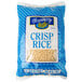 A bag of crisp rice cereal with the words "crisp rice" on it.