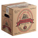 A Reading Soda Works cardboard box with a label for Strawberry Cream Soda.