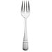 A Oneida Astragal stainless steel salad fork with a silver handle.