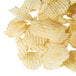 A close up of a pile of Martin's Dippin' Waffle Cut Potato Chips.