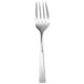 An Oneida Cabria stainless steel cold meat fork with a silver handle.