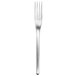 An Oneida Apex stainless steel table fork with a silver handle.
