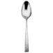 A Oneida Cabria stainless steel oval bowl spoon with a silver handle.