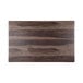 An Elite Global Solutions faux hickory wood melamine serving board with a rectangular wood surface.