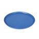 A blue round plastic lid for an Elite Global Solutions Bento Box.