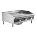 A Vollrath Cayenne flat top gas countertop griddle with thermostatic control.
