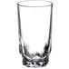 An Arcoroc Artic highball glass with a low faceted base.