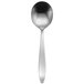 A silver Oneida Sestina bouillon spoon.