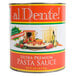 A can of Stanislaus Al Dente Ultra-Premium Pasta Sauce.