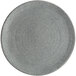 Elite Global Solutions RT12R-GS Tenaya 12" Granite Stone Round Melamine Plate - 6/Case