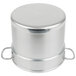 A silver aluminum Vollrath Wear-Ever inset with two metal handles.