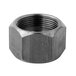 A black T&S coupling nut with threads.