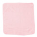 A pink Rubbermaid microfiber cloth.