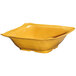 A tropical yellow square bowl.