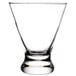 A clear Libbey Cosmopolitan wine glass with a small rim.